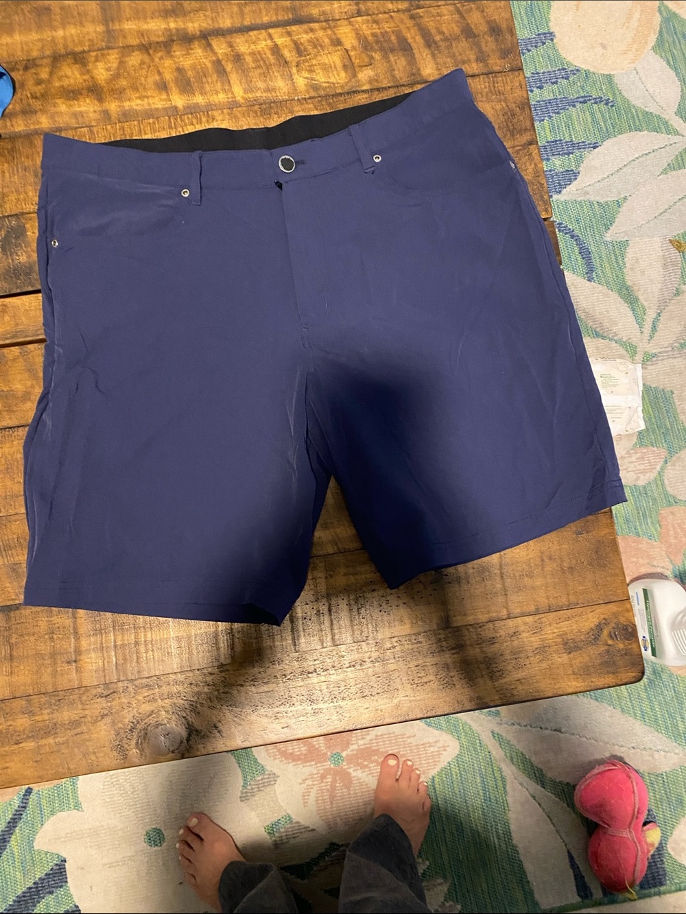 Men's Navy Hybrid Shorts